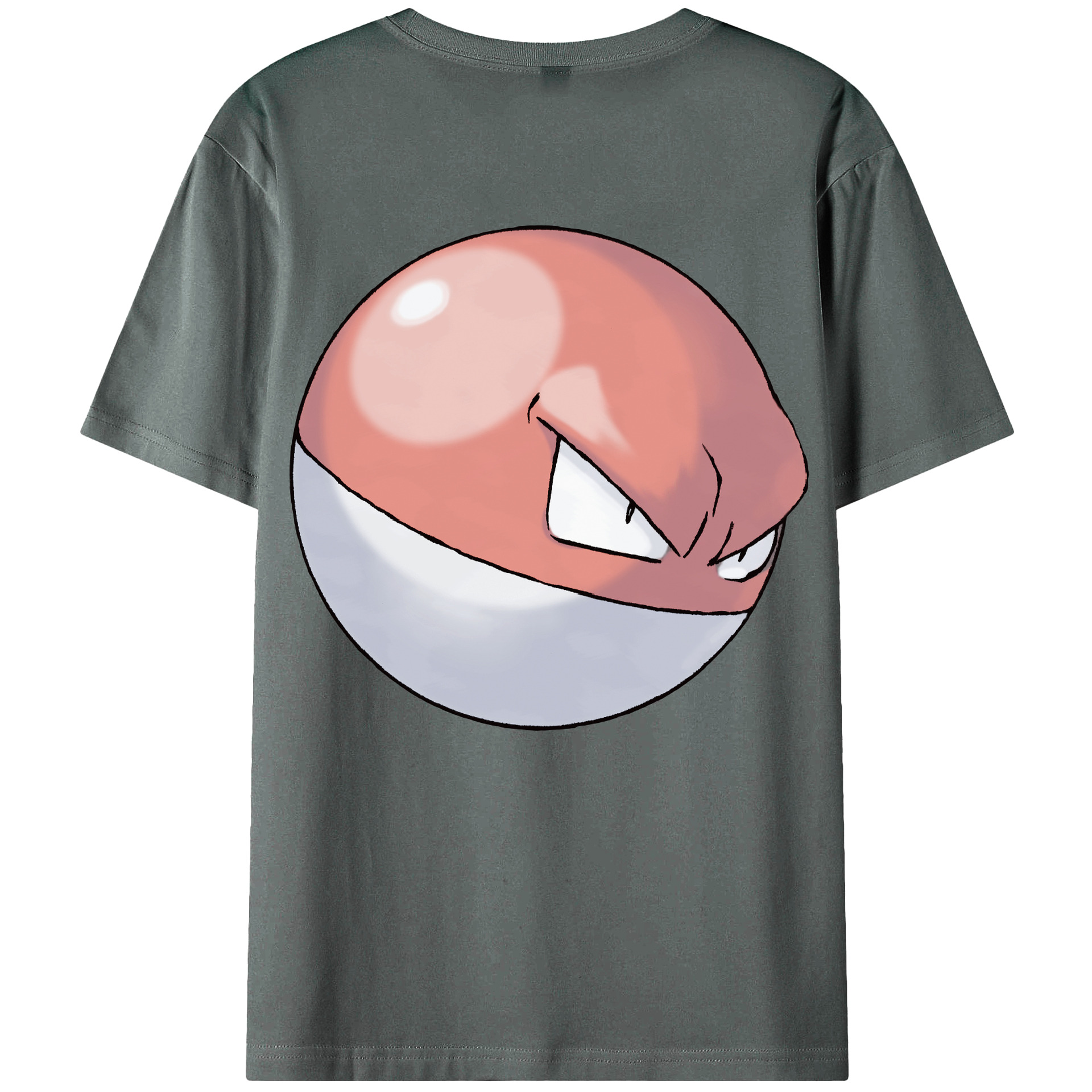 （画像用） ポケットモンスター Pokémon 綿100％ メンズ半袖Tシャツ（バックプリント） 通気性